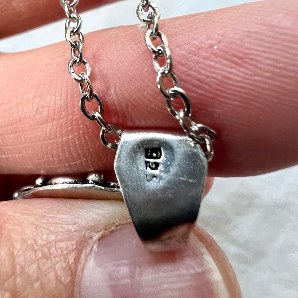 925 Calming Caribbean Larimar Pendant Necklace *flaw* - Picture 6 of 8